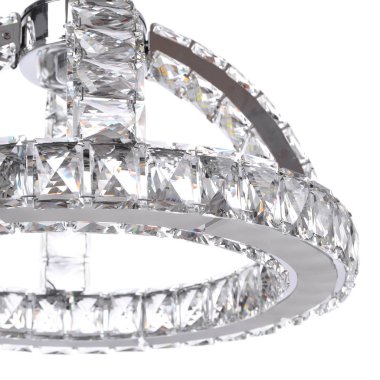 Beyaz arka plan üzerinde izole led avize