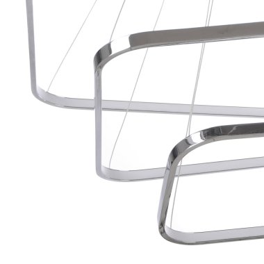 Beyaz arka plan üzerinde izole led avize