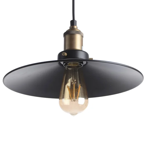 Beyaz arka plan üzerinde izole avize (loft tarzı)