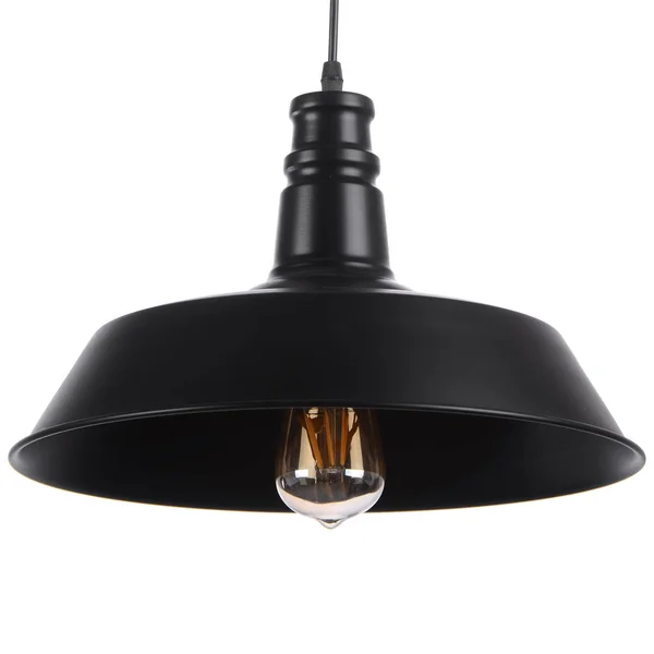 Beyaz arka plan üzerinde izole avize (loft tarzı)