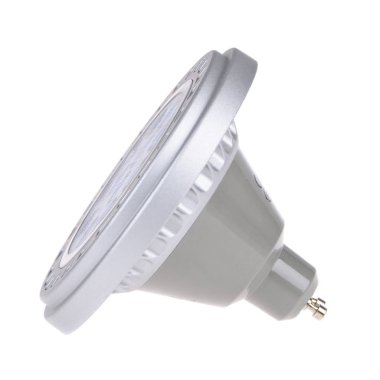 LED lambası beyaz arkaplanda izole edildi