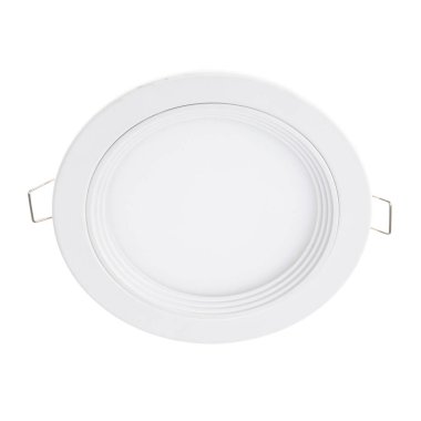 LED lambası beyaz arkaplanda izole edildi