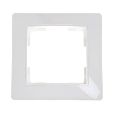 Beyaz arka plan üzerinde çerçeve soket