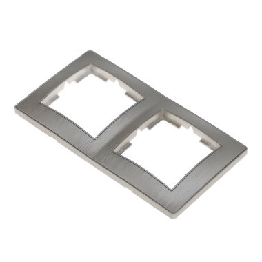 Beyaz arka plan üzerinde çerçeve soket