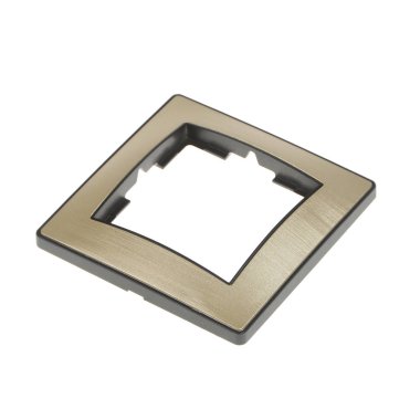 Beyaz arka plan üzerinde çerçeve soket