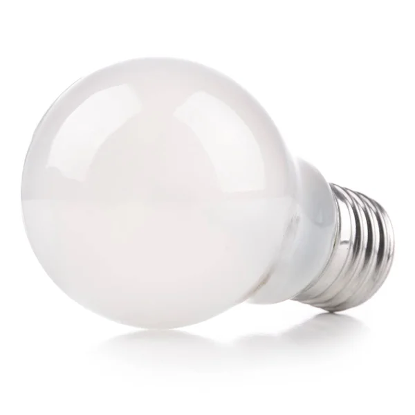 Лампа накаливания E27 изолированы на белом фоне — стоковое фото