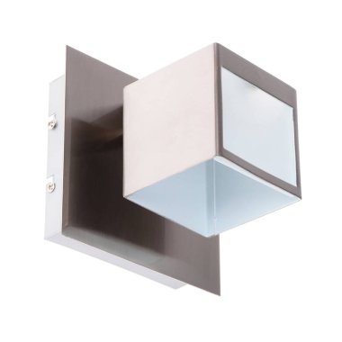 Beyaz arkaplanda izole edilmiş lamba