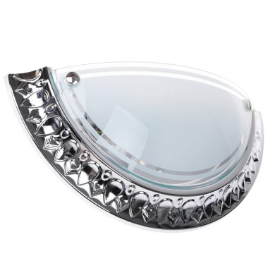 Beyaz arkaplanda izole edilmiş lamba