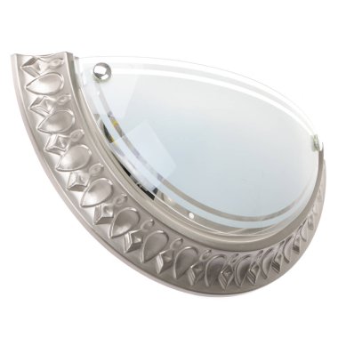 Beyaz arkaplanda izole edilmiş lamba