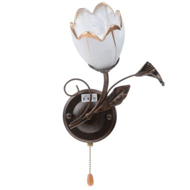 Beyaz arkaplanda izole edilmiş lamba