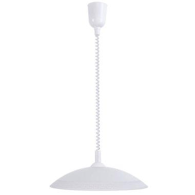 Beyaz arkaplanda izole edilmiş avize