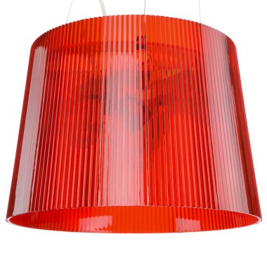 Beyaz arkaplanda izole edilmiş avize