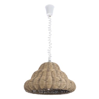 Beyaz arkaplanda izole edilmiş avize