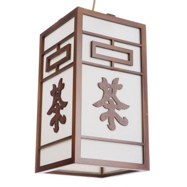 Beyaz arkaplanda izole edilmiş avize