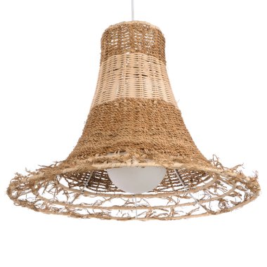 Beyaz arkaplanda izole edilmiş avize