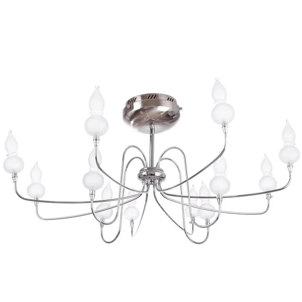 Beyaz arkaplanda izole edilmiş avize