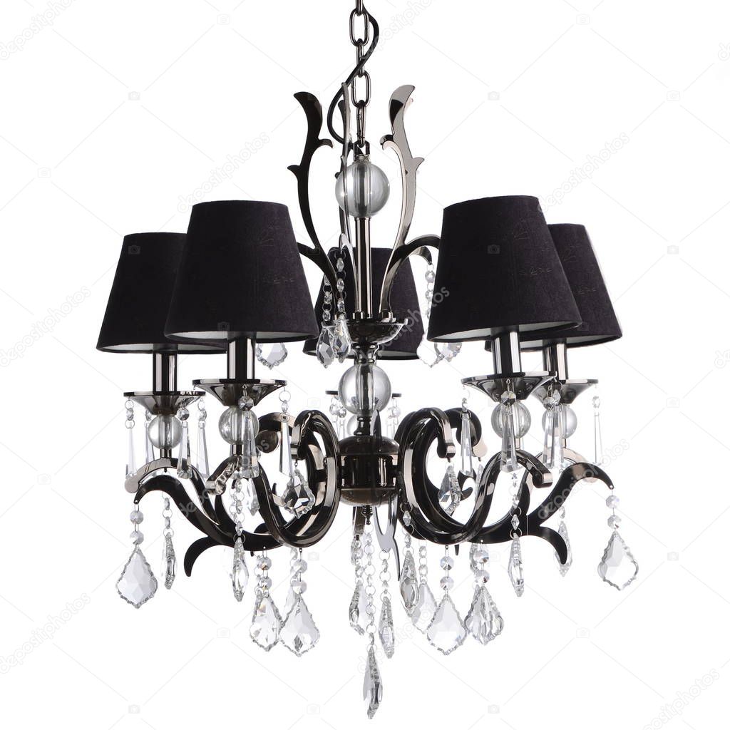 Chandelier isolated on white background