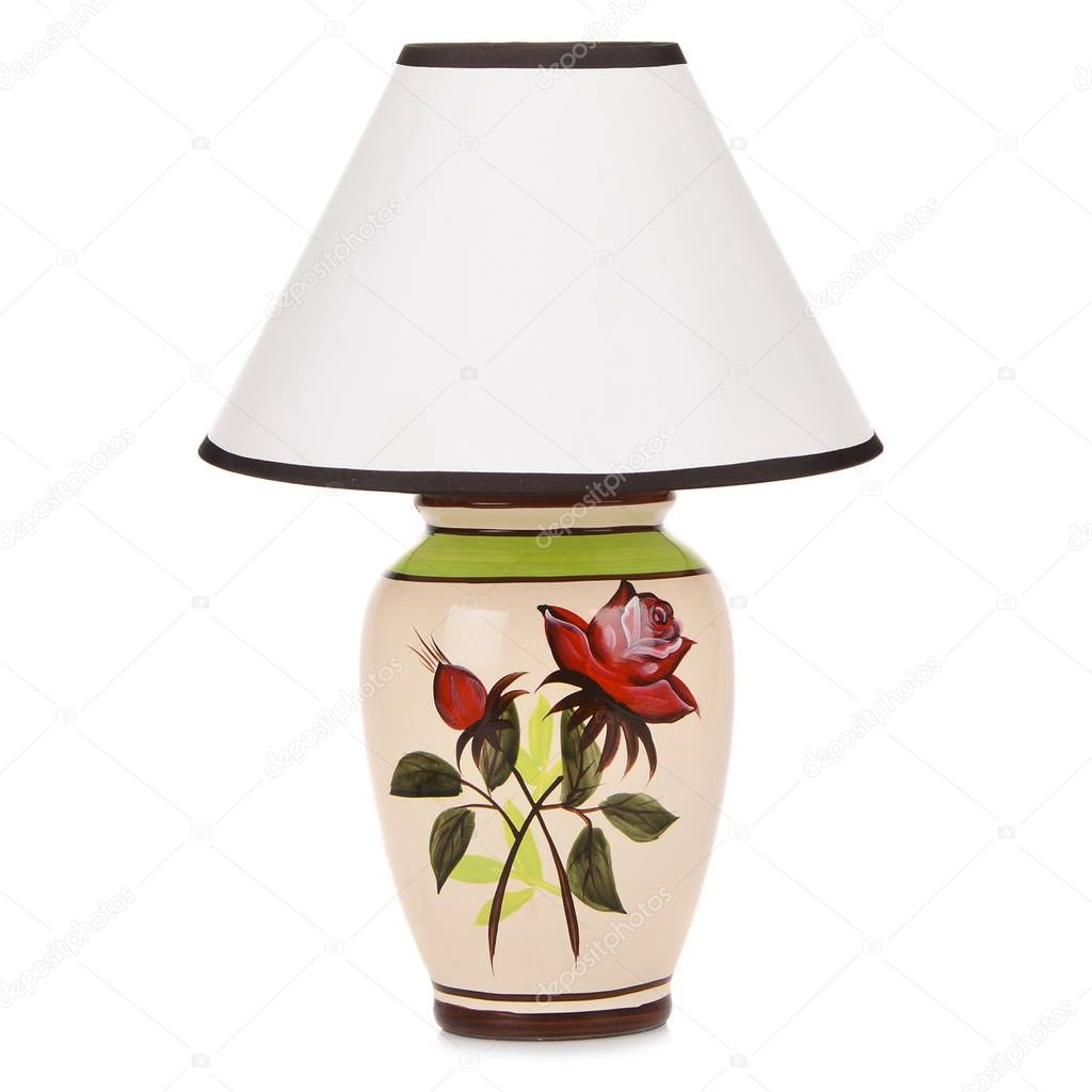 table lamp isolated