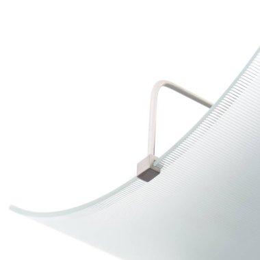 duvar ve tavan beyaz arka plan üzerinde izole için lamba