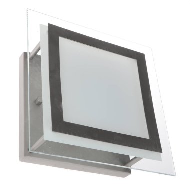 duvar ve tavan beyaz arka plan üzerinde izole için lamba