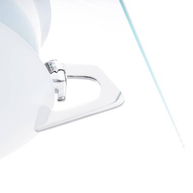 duvar ve tavan beyaz arka plan üzerinde izole için lamba