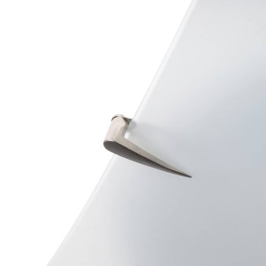 duvar ve tavan beyaz arka plan üzerinde izole için lamba