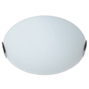 duvar ve tavan beyaz arka plan üzerinde izole için lamba