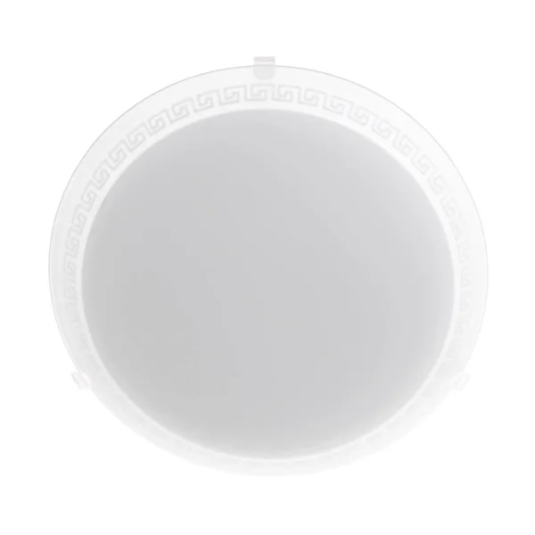 벽과 천장은 흰색 배경에 고립에 대 한 램프 — 스톡 사진