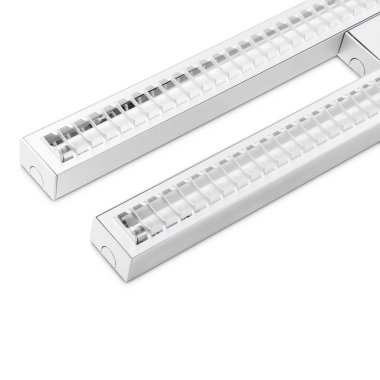 Beyaz arka plan üzerinde izole office lamba