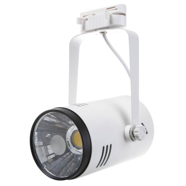 Beyaz arka plan üzerinde izole led lamba (spot)