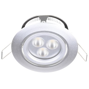 LED lambası beyaz arkaplanda izole edildi