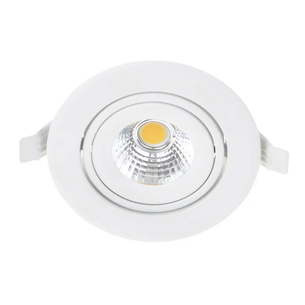 Lampe LED (projecteur) isolée sur fond blanc — Photo