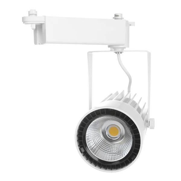 LED lámpa (reflektor) elszigetelt fehér background — Stock Fotó