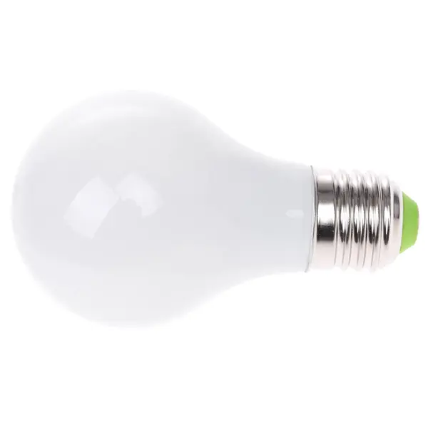 Lâmpada LED (lâmpada) isolada sobre fundo branco — Fotografia de Stock