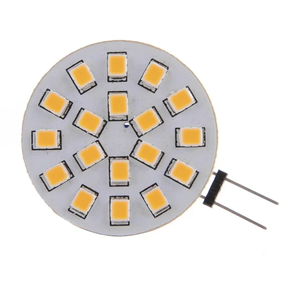 흰색 배경에 분리 된 LED 램프 — 스톡 사진