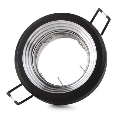 Beyaz arka plan üzerinde izole downlight (spot) lamba