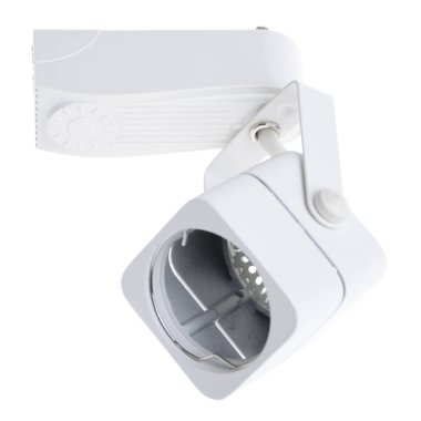 Beyaz arka plan üzerinde izole downlight (spot) lamba