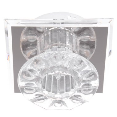 Beyaz arka plan üzerinde izole downlight (spot) lamba