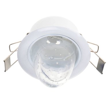 Beyaz arka plan üzerinde izole downlight (spot) lamba