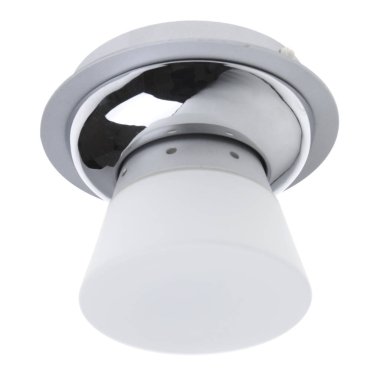 Beyaz arka plan üzerinde izole downlight (spot) lamba