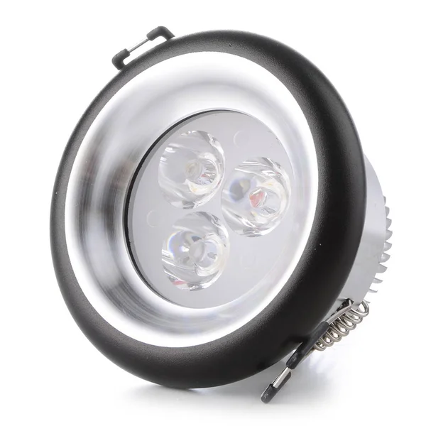 Beyaz arka plan üzerinde izole downlight (spot) lamba