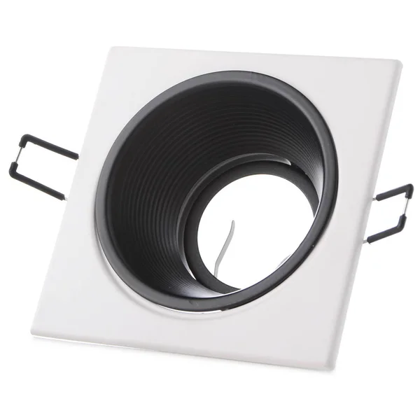 Downlight (proyector) lámpara aislada sobre fondo blanco —  Fotos de Stock
