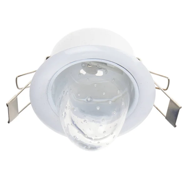 (φως προβολέα) Downlight λαμπτήρας απομονώνονται σε λευκό φόντο — Φωτογραφία Αρχείου