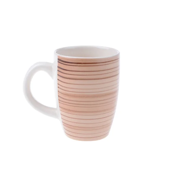 Tasse für Tee und Kaffee isoliert — Stockfoto