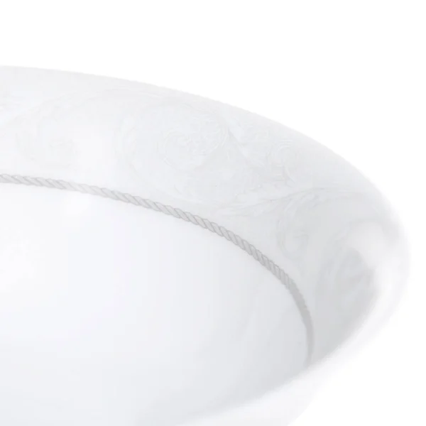 Miska na sałatkę na białym tle — Zdjęcie stockowe