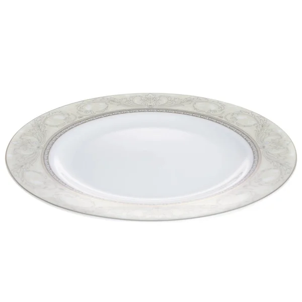 Plate isolated on white background — Stock Photo, Image
