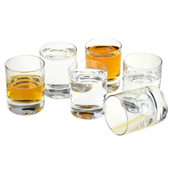 Glass for vodka (shot) — Stock Photo, Image