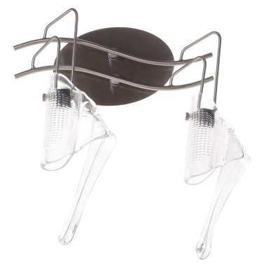 Beyaz arkaplanda izole edilmiş lamba