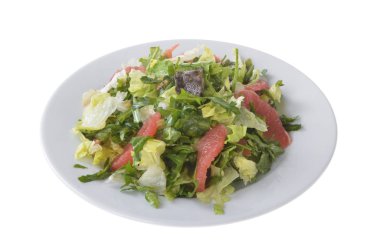 taze salata izole somon ile