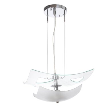 Beyaz arkaplanda izole edilmiş avize